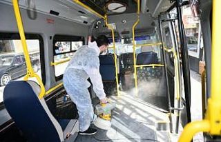 Esenyurt’ta toplu taşıma araçları virüslere...