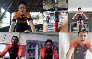 Eskişehir’de ’Evdepedallatürkiye’ hareketi...