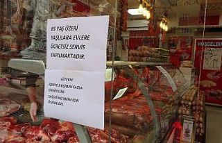 Esnaf 65 yaş üstü vatandaşlar için seferber oldu