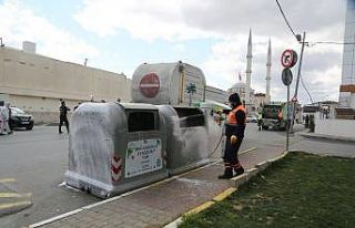 Eyüpsultan sokak sokak temizlenip dezenfekte ediliyor