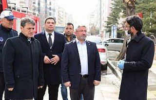 Fatih ve Bahabey caddeleri dezenfekte edildi