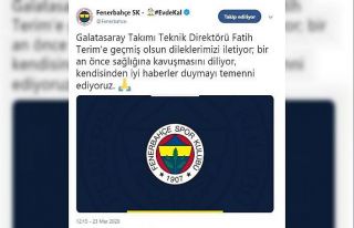 Fenerbahçe’den Fatih Terim’e geçmiş olsun