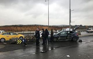 Filmleri aratmayan kovalamaca kazayla sonlandı