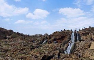 Gap Şelalesi Tabiat Parkına turist akını