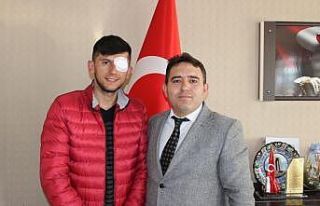 Gazi Ömer Özkan’dan Kaymakam Kaya’ya ziyaret