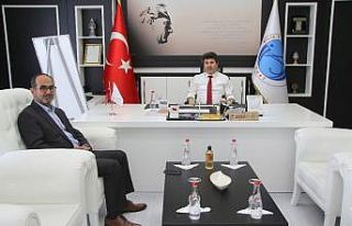 Gaziantep Müftüsü Çelik Rektör Karacoşkun’la...