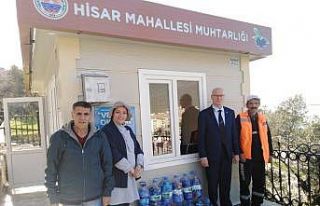 Gemlik Hisar Mahallesi’nde mavi kapaklar umut oluyor