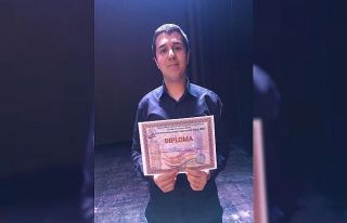 Genç trompetçi Memet Çelik, Mersin’in gururu...