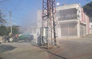 Germencik’te tüm mahalleler dezenfekte ediliyor