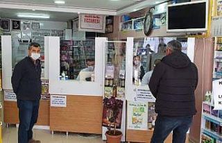 Gölbaşı’nda eczanelerde korona virüsü önlemi