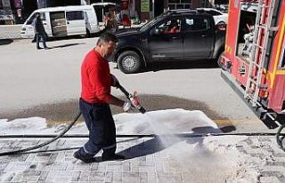 Gölpazarı’nda sokaklar Korona virüsüne karşı...