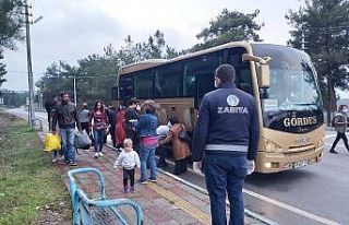 Gördes’te giriş ve çıkışlar kontrol altında