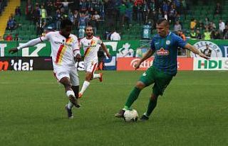 Göztepe ve Rizespor 14. randevuda