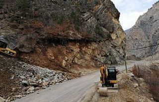Gümüşhane’de ekipler mart ayında karla mücadele...