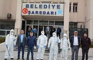 Hakkari’de korona virüsüne karşı dezenfekte...