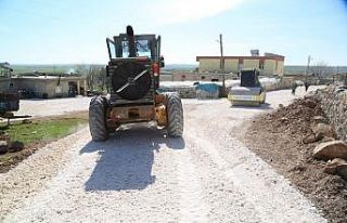 Haliliye kırsalında yol çalışmaları sürüyor