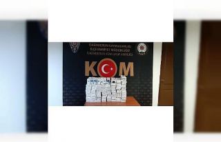 Hatay’da kaçak sigara operasyonu