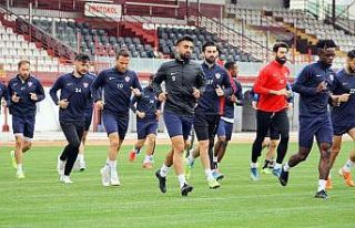 Hatayspor, Ümraniyespor maçının hazırlıklarına...