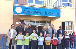 Hisarcık’ta Kitap Okuma Yarışmasında dereceye...