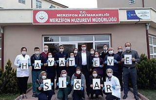 Huzurevi personellerinden “hayat eve sığar”...