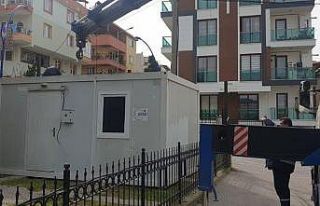 Huzurevine sosyal izolasyon odası kuruldu