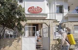 Huzurevleri de korona virüse karşı dezenfekte ediliyor