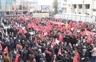 İdlib mazlumlarına destek ve şehadet yürüyüşü