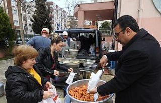İdlib şehitleri için lokma hayrı yapıldı