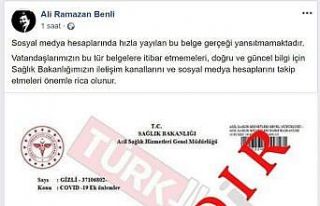 İl Sağlık Müdürü Benli’den Sahte Belge Hassasiyeti