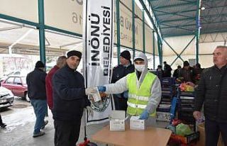 İnönü Belediyesi Korona virüse karşı ücretsiz...
