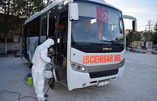 İscehisar Belediyesi toplu taşıma araçlarını...