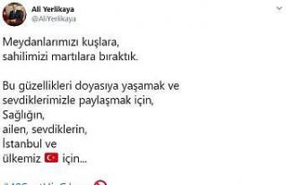 İstanbul Valisi Yerlikaya: ”Meydanlarımızı kuşlara,...