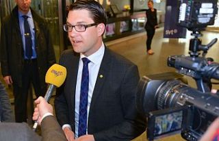 İsveç Demokratlarının lideri Jimmie Akesson, İstanbul...