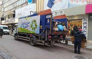 İzmit’te Mart ayında 600 ton atık toplandı