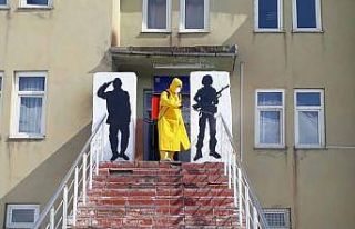 Jandarma karakolları dezenfekte edildi