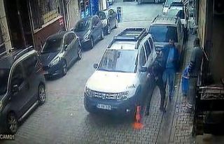 Kağıthane’deki dehşet anları kamerada