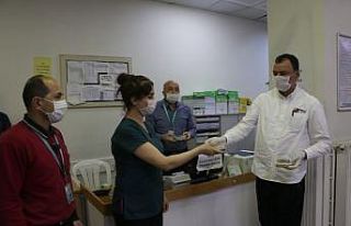 Kahramanmaraş’ta sağlık çalışanları jest