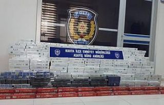 Kahta’da sigara kaçakçılığından 2 kişi yakalandı