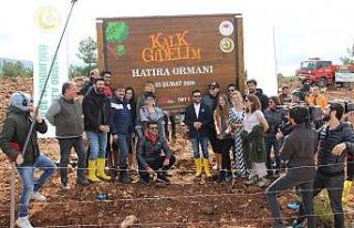 ‘Kalk Gidelim’ dizi ekibinden hatıra ormanı