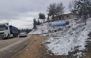 Karabük’te yüksek kesimler beyaz örtüye büründü