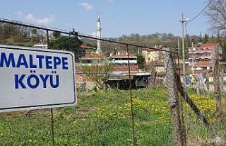 Karantinada olan köye ilaç ve erzaklar dışarıdan...