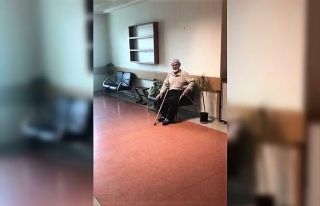 Karantinaya alınan yaşlı adam görevlilere zorluk...
