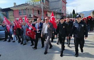 Kargı şehitler için yürüdü