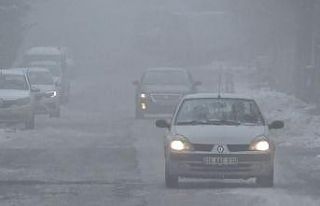 Kars’ta yoğun sis etkili oluyor