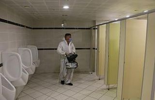 Kartal’da korona virüsüne karşı dezenfeksiyon...