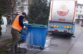 Kartepe’de 11 bin konteyner dezenfekte edildi