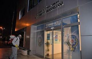 Kartepe’de kamu binaları dezenfekte edildi