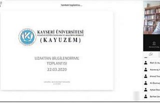 Kayseri Üniversitesi Uzaktan Öğretime Hazır