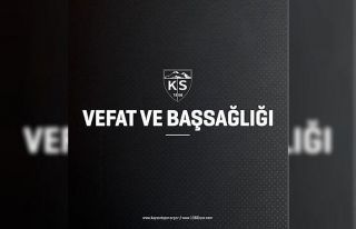 Kayserispor eski Başkanı Hamdi Elcuman’ın annesi...