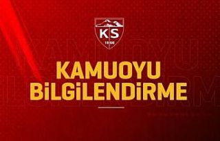 Kayserispor’da bir idari personelde sonuç pozitif...